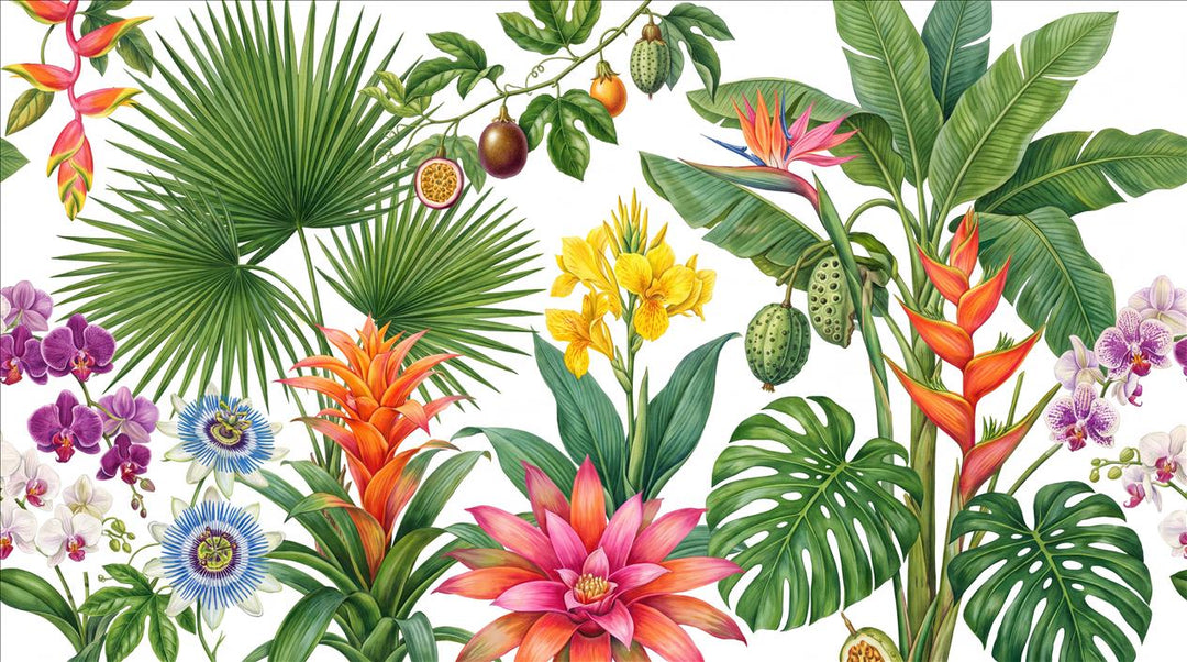 custom botanical neutral interior peel and stick removable non woven vinyl wal main