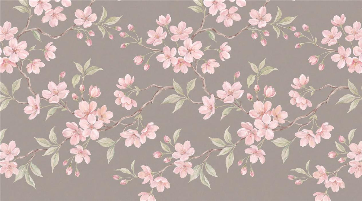 custom botanical neutral interior peel and stick removable non woven vinyl wal main