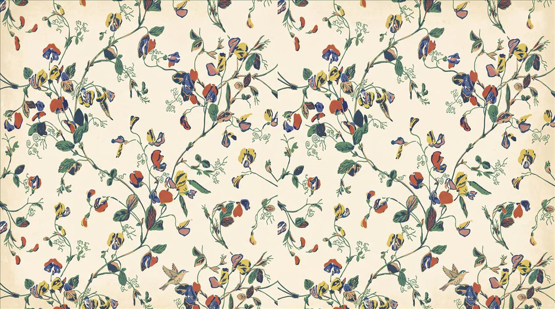 custom botanical neutral interior peel and stick removable non woven vinyl wal main