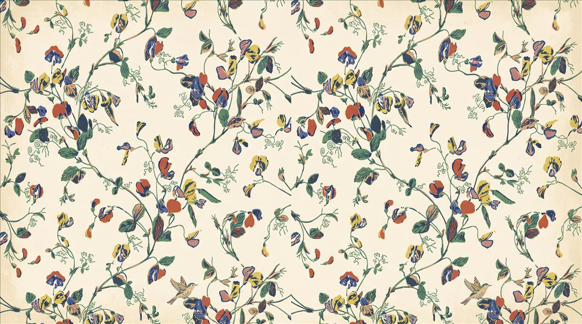 custom botanical neutral interior peel and stick removable non woven vinyl wal main