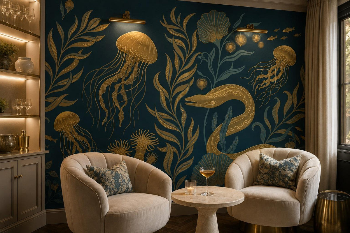 custom botanical neutral interior peel and stick removable non woven vinyl wallp scene
