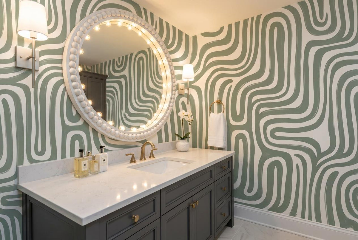 custom botanical neutral interior peel and stick removable non woven vinyl wallp scene