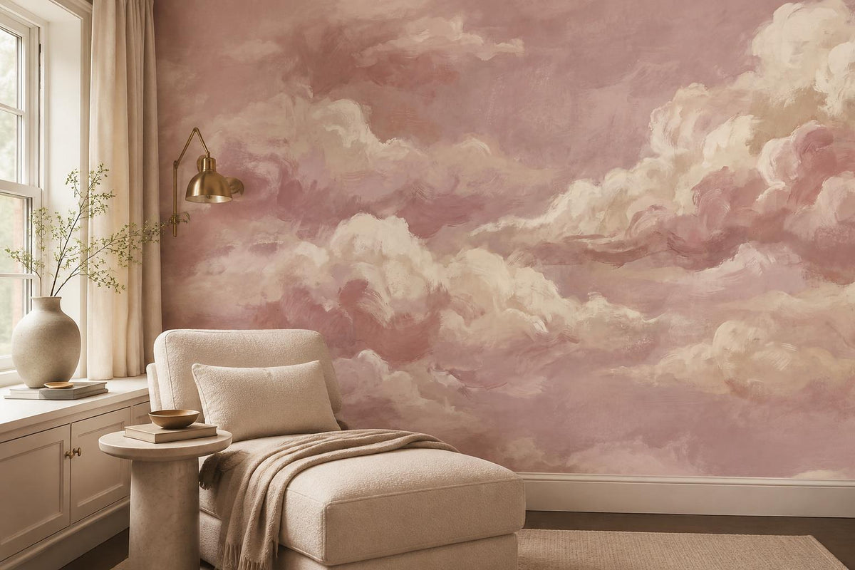 custom botanical neutral interior peel and stick removable non woven vinyl wallp scene