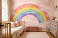 Pink Watercolour Rainbow Wallpaper Mural