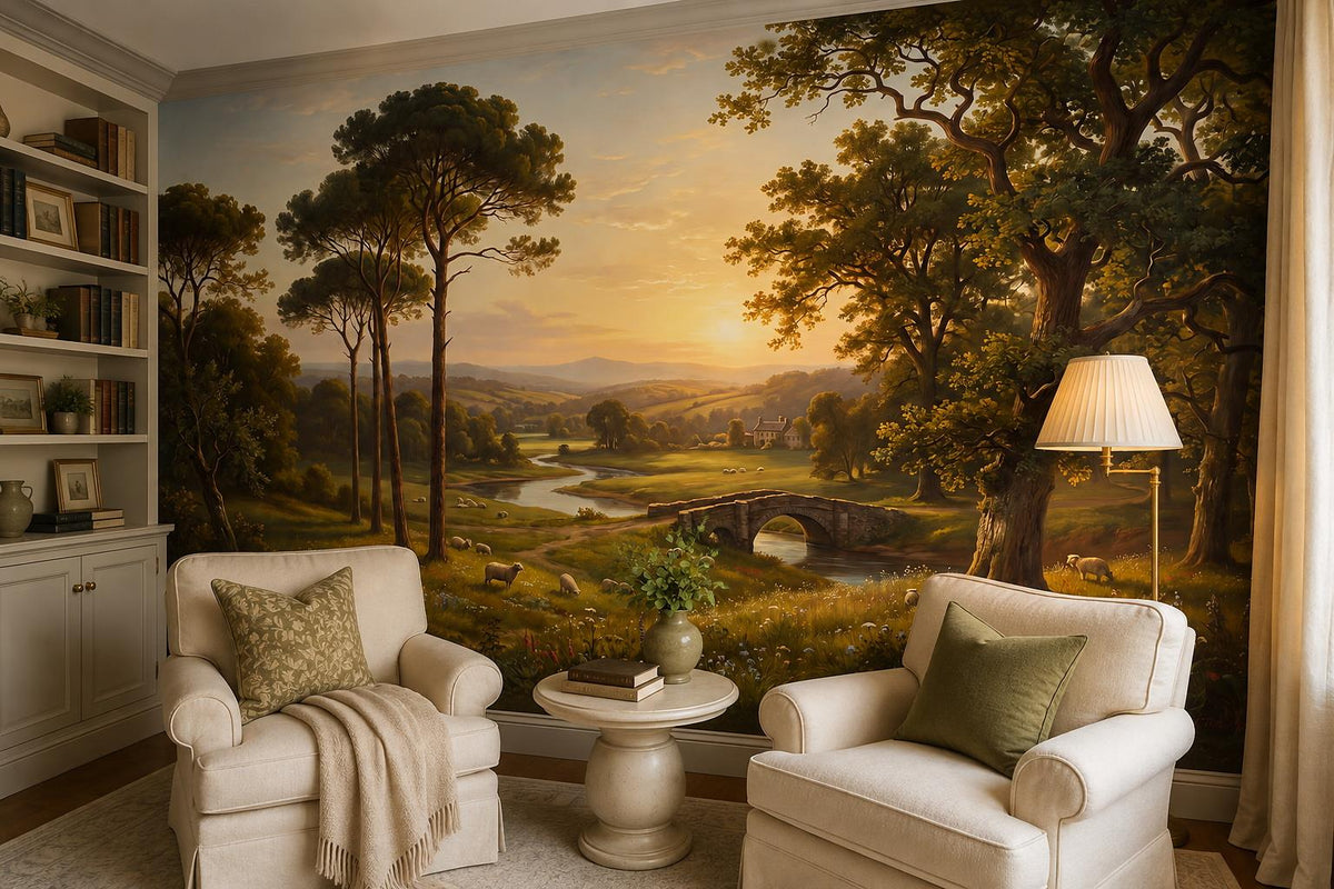 custom botanical neutral interior peel and stick removable non woven vinyl wallp scene