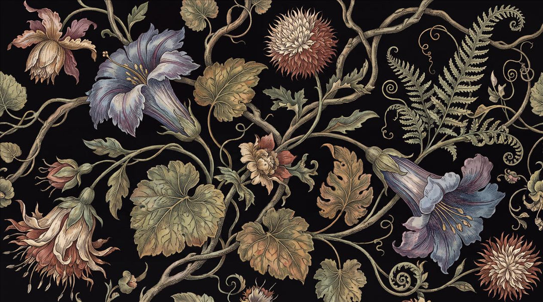 custom botanical neutral interior self adhesive removable non woven vinyl wall main
