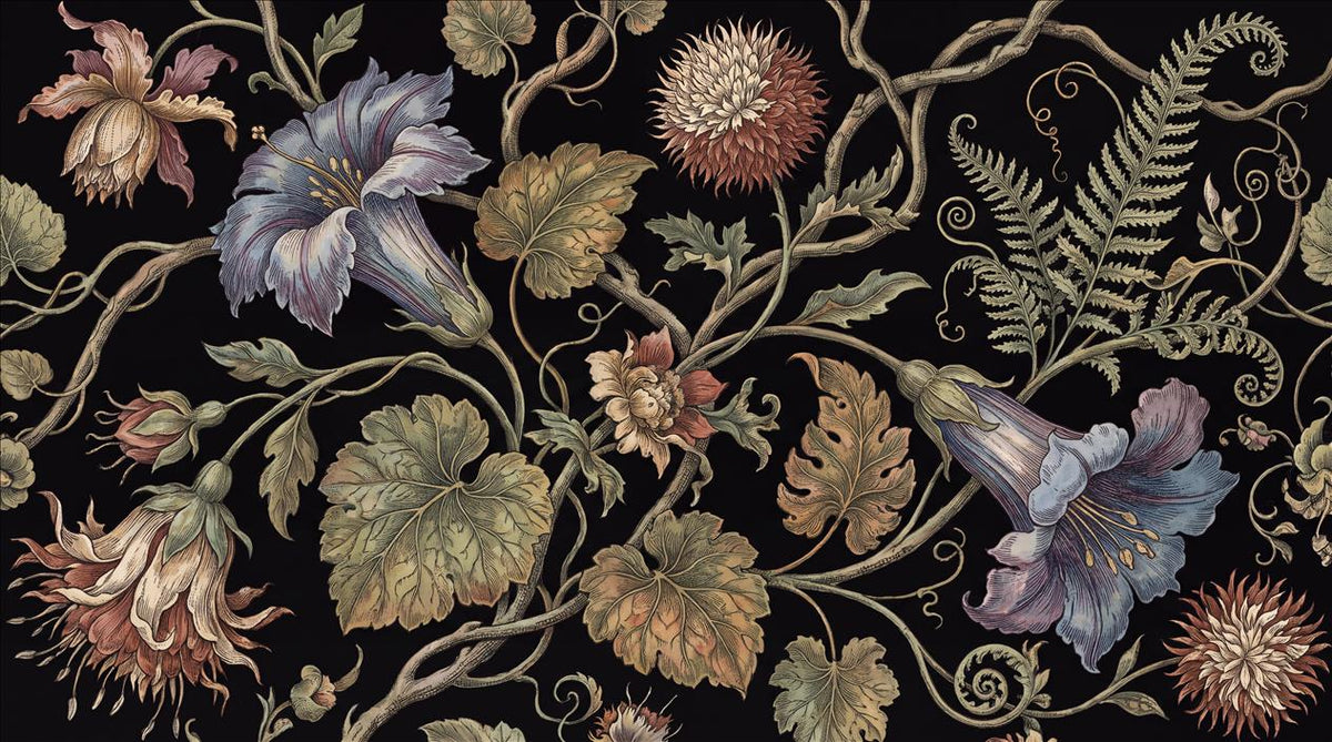 custom botanical neutral interior self adhesive removable non woven vinyl wall main