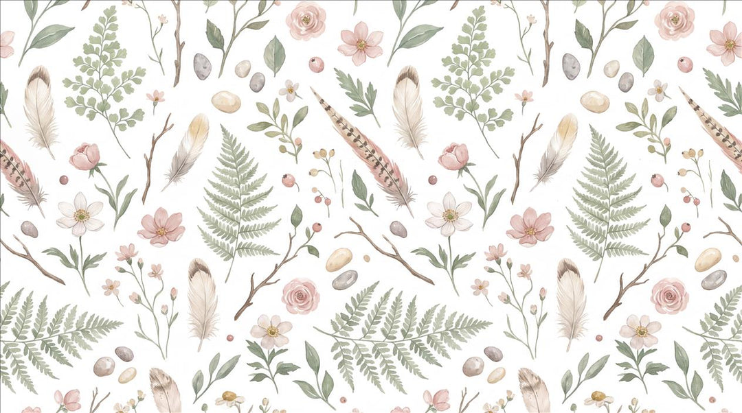 custom botanical neutral interior self adhesive removable non woven vinyl wall main