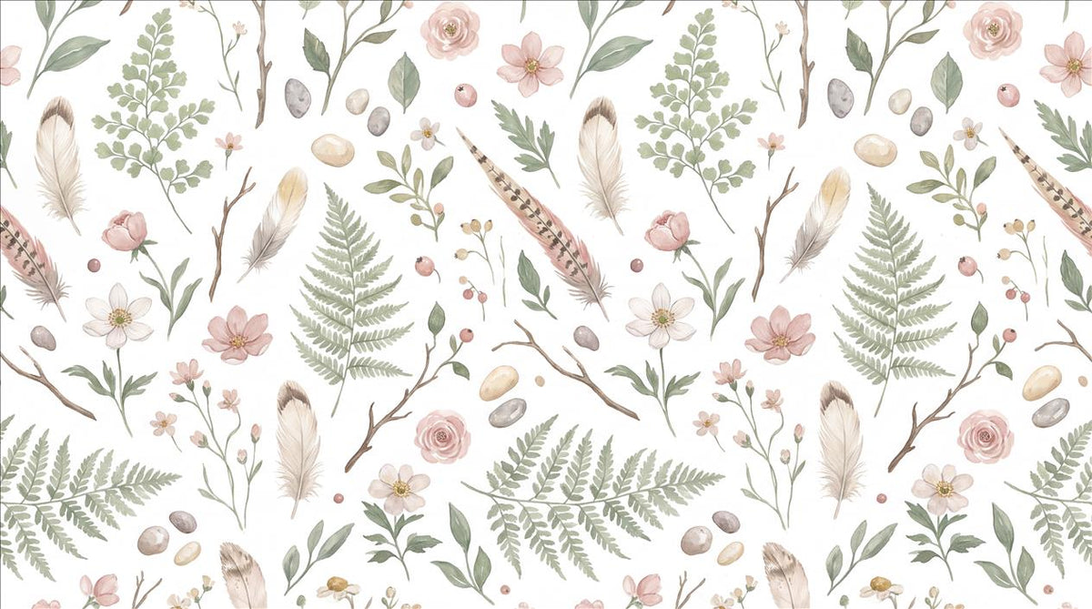 custom botanical neutral interior self adhesive removable non woven vinyl wall main