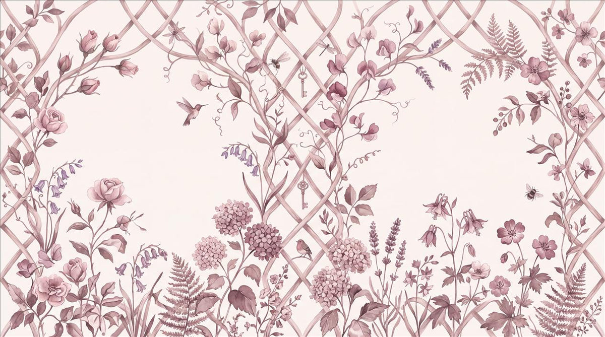 custom botanical neutral interior self adhesive removable non woven vinyl wall main