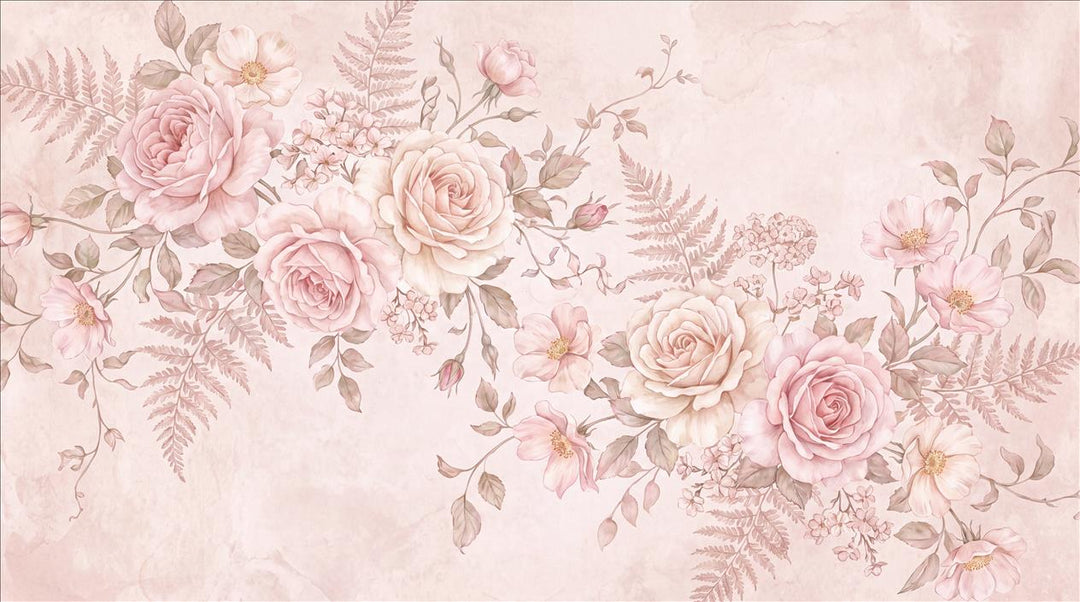 custom botanical neutral interior self adhesive removable non woven vinyl wall main