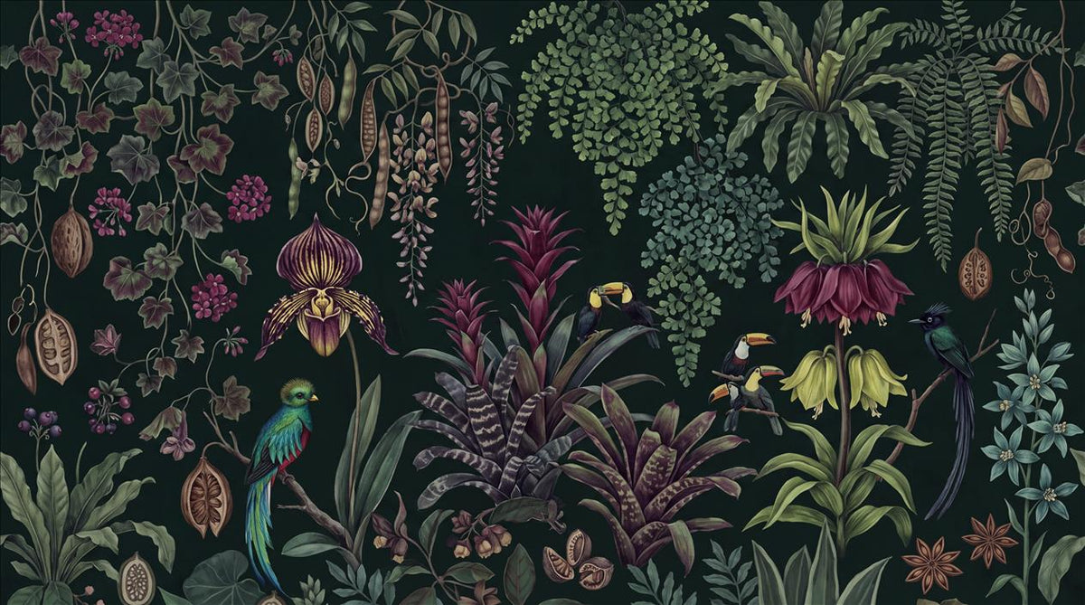 custom botanical neutral interior self adhesive removable non woven vinyl wall main