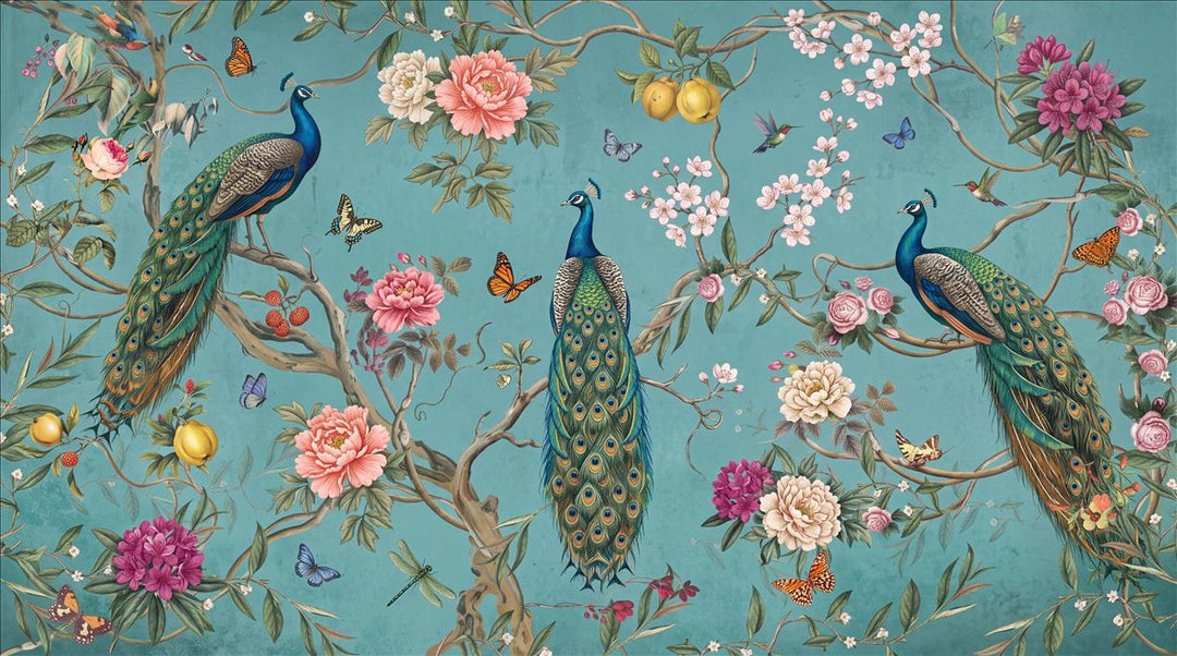 custom botanical neutral interior self adhesive removable non woven vinyl wall main