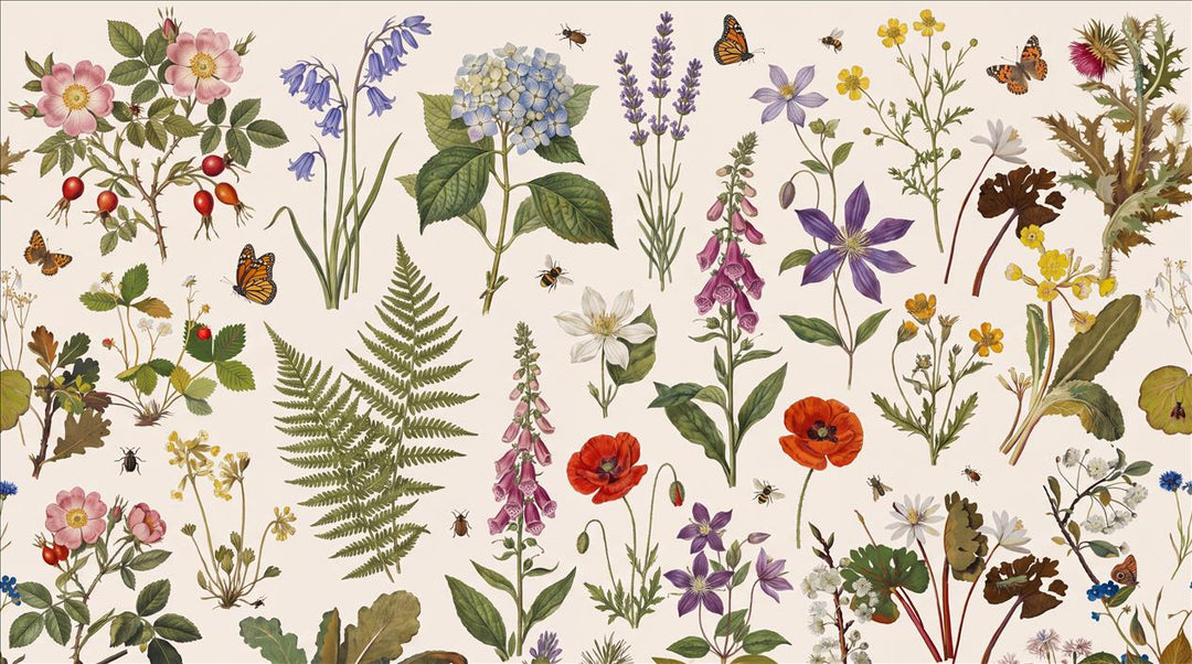 custom botanical neutral interior self adhesive removable non woven vinyl wall main