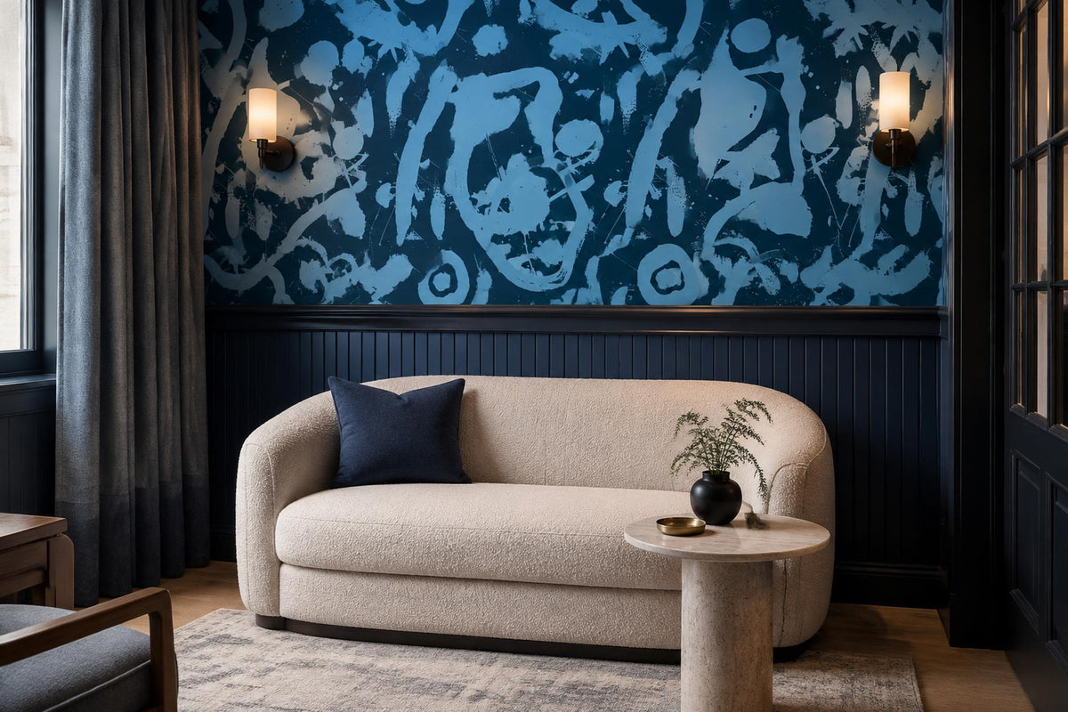 custom botanical neutral interior self adhesive removable non woven vinyl wallpa scene