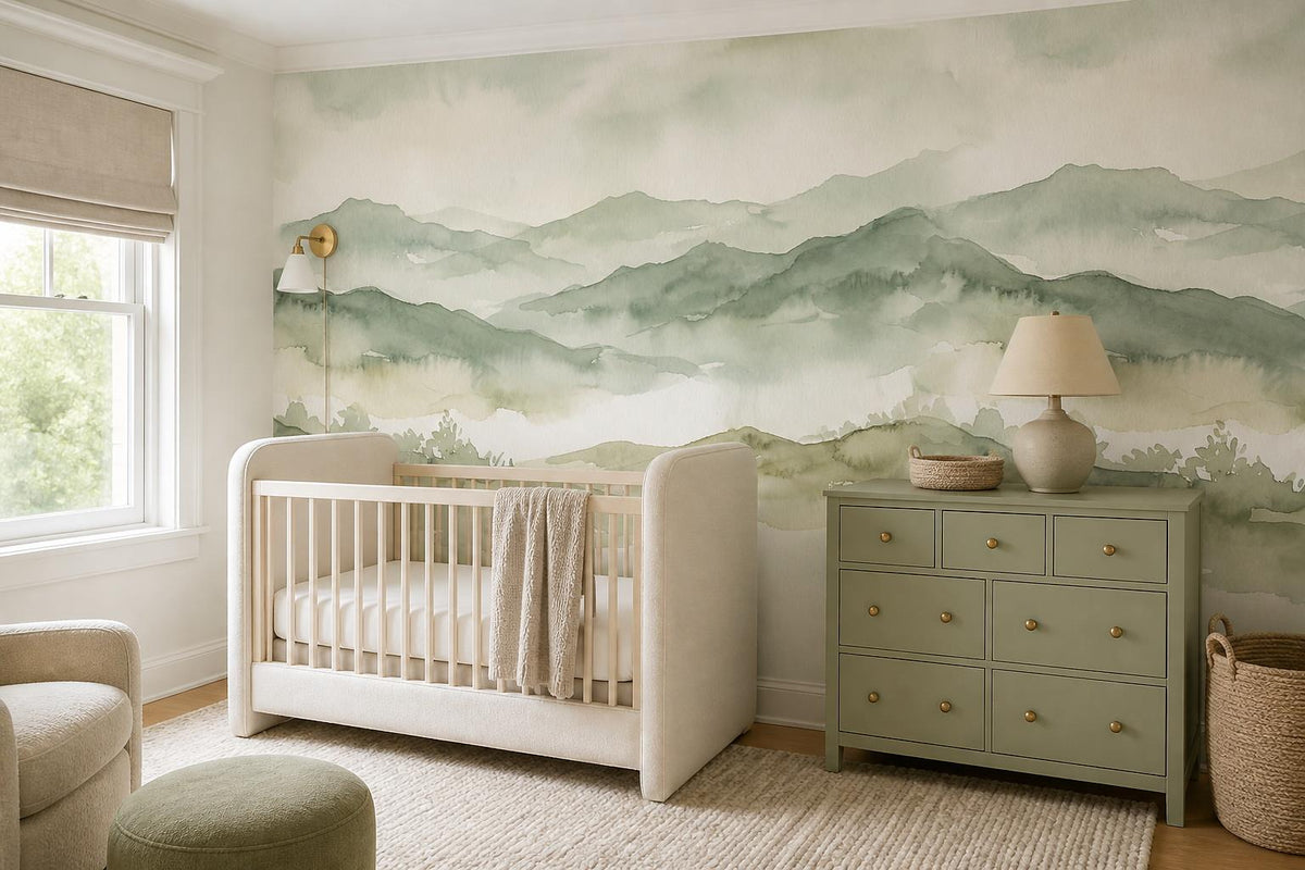 custom botanical neutral interior self adhesive removable non woven vinyl wallpa scene