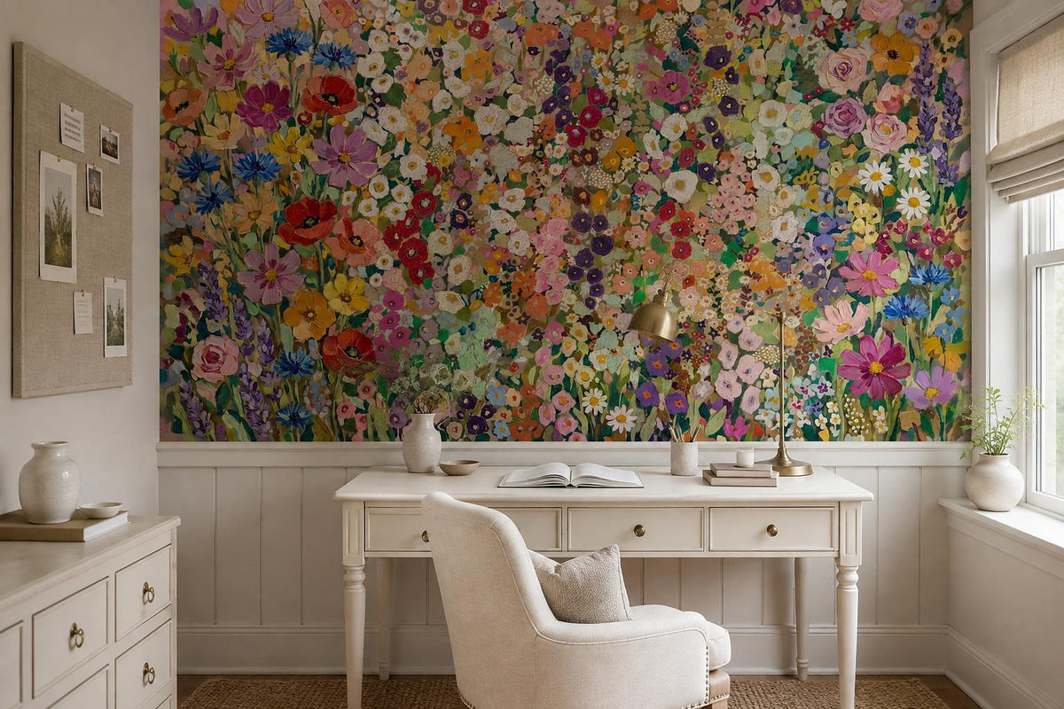 custom botanical neutral interior self adhesive removable non woven vinyl wallpa scene
