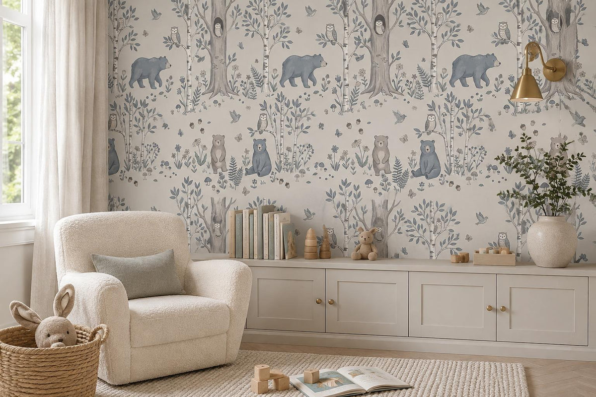 custom botanical neutral interior self adhesive removable non woven vinyl wallpa scene