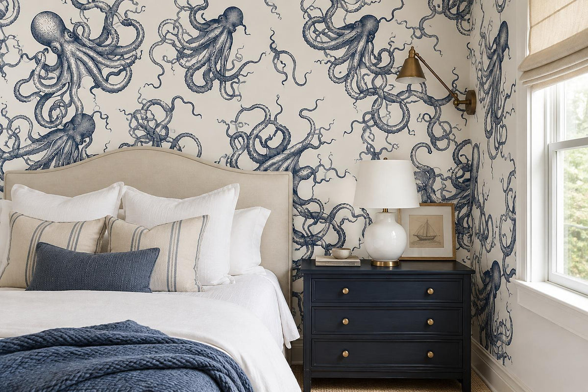 custom botanical neutral interior stick on removable non woven vinyl wallpaper m scene