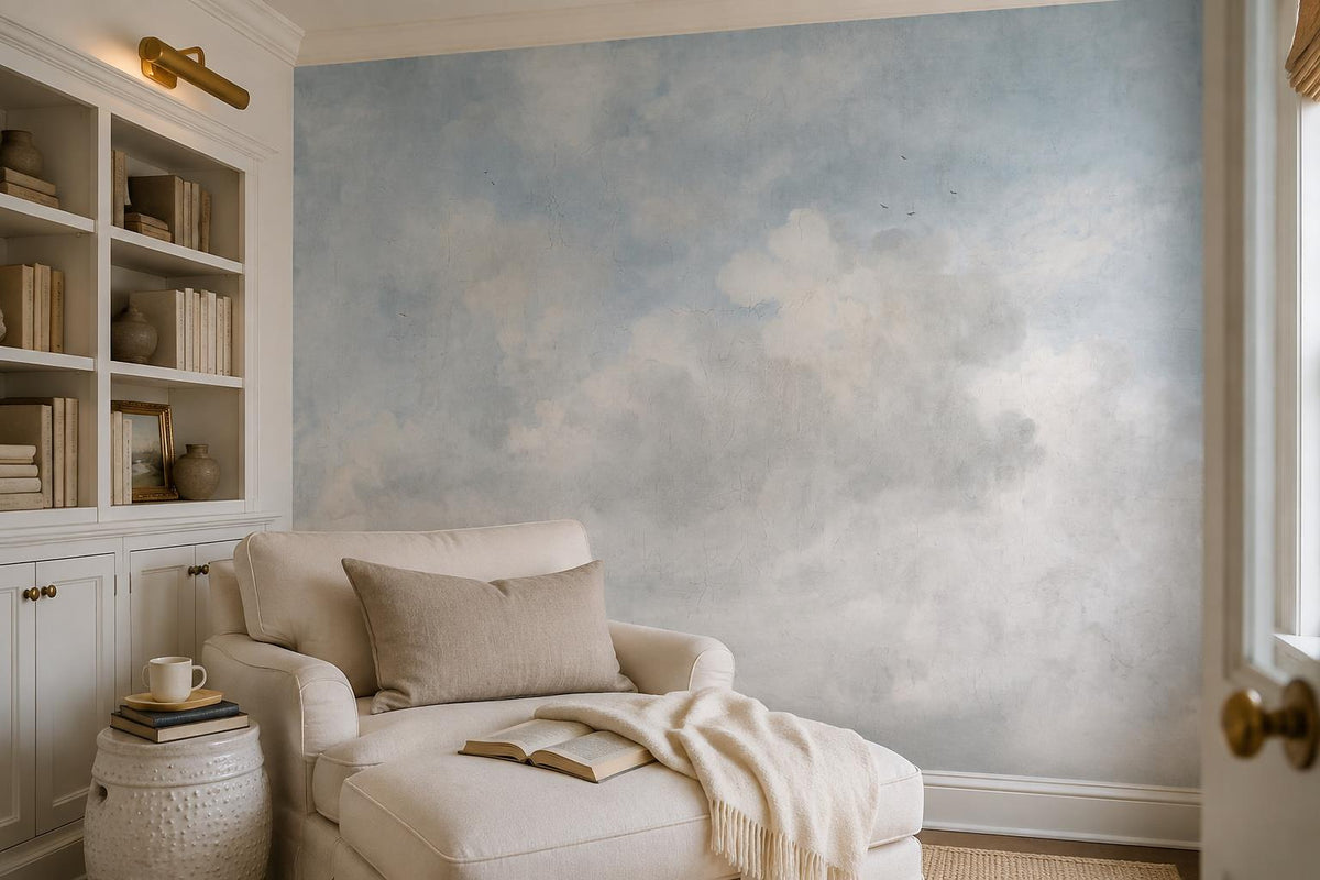 custom botanical neutral interior stick on removable non woven vinyl wallpaper m scene