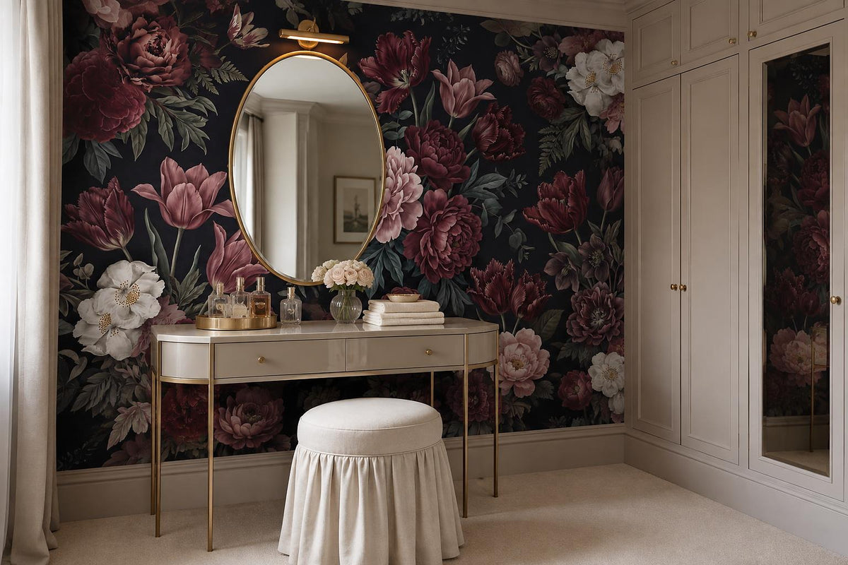 custom botanical neutral interior stick on removable non woven vinyl wallpaper m scene