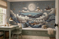 Blue Whales Wallpaper Mural