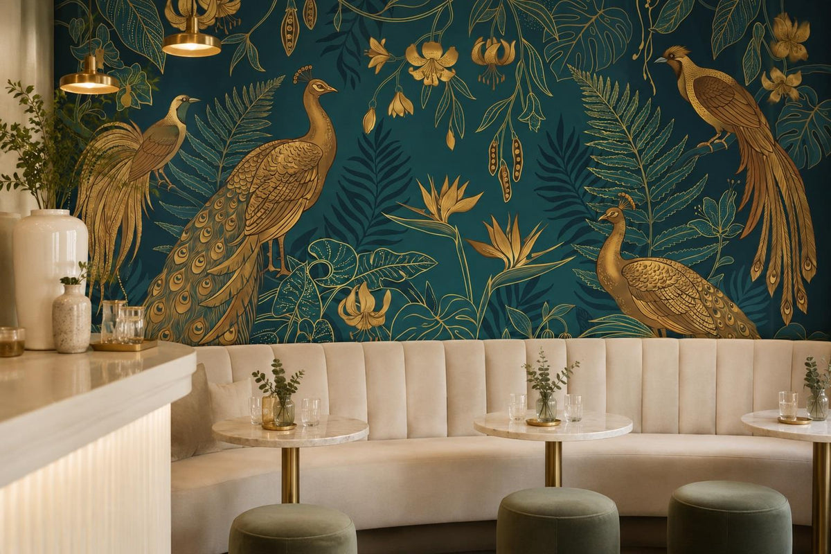 custom botanical neutral interior stick on removable non woven vinyl wallpaper m scene