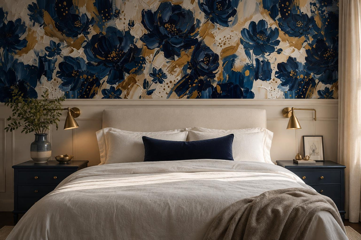 custom botanical neutral interior stick on removable non woven vinyl wallpaper m scene