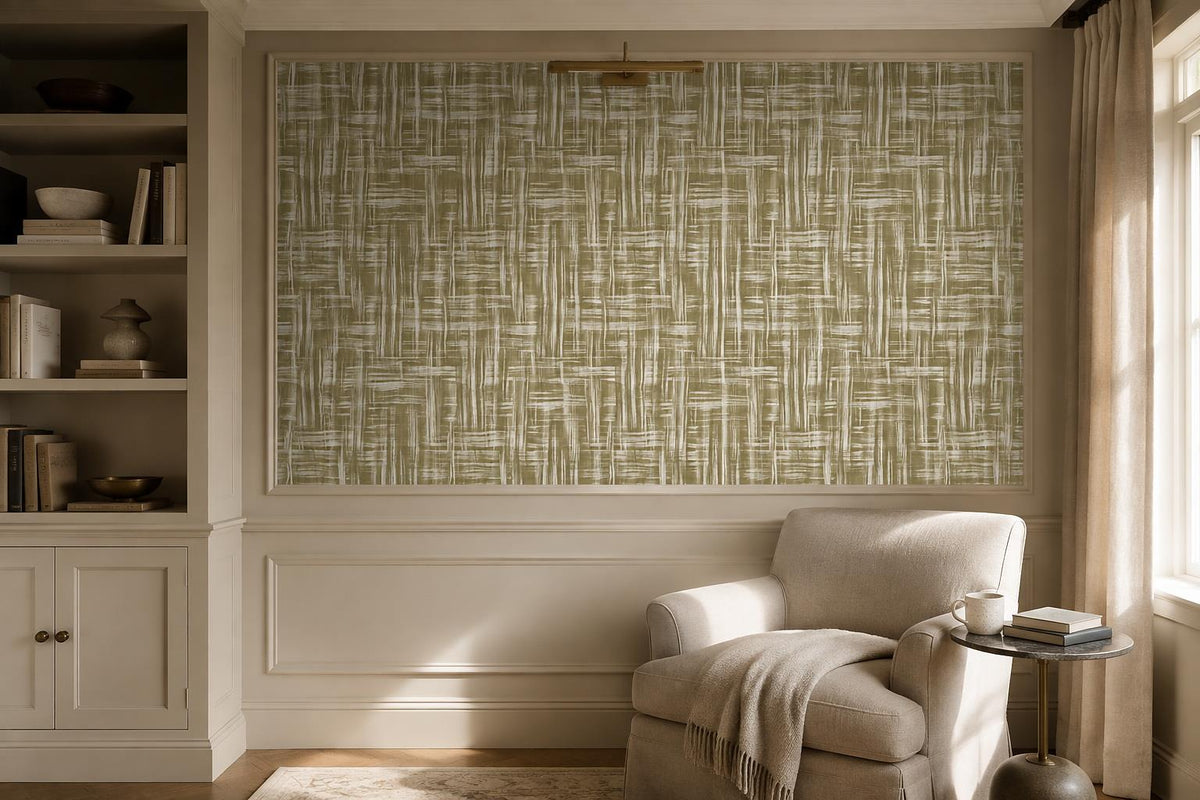 custom botanical neutral interior stick on removable non woven vinyl wallpaper m scene