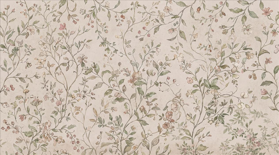 custom botanical neutral interior stick on removable non woven vinyl wallpaper main