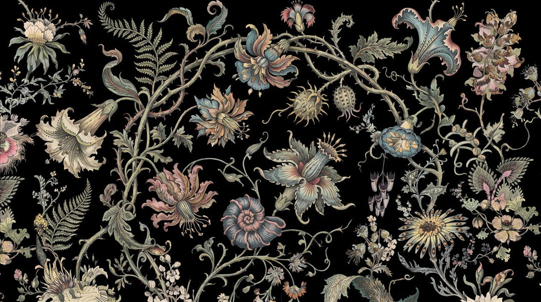 custom botanical neutral interior stick on removable non woven vinyl wallpaper main