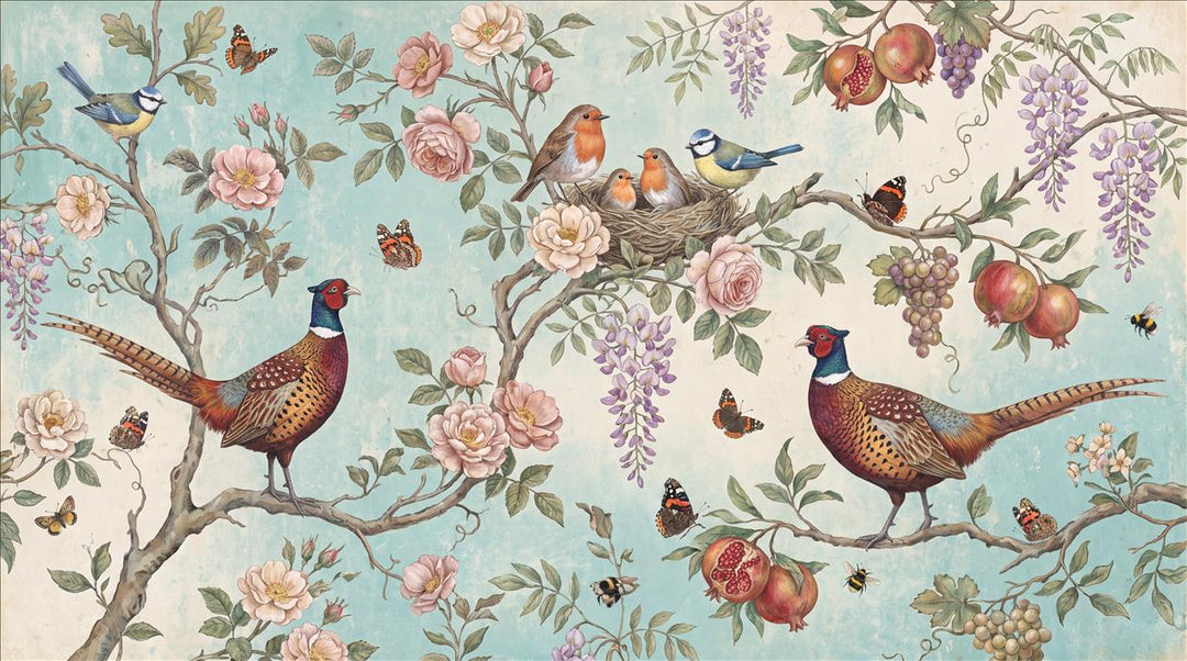 custom botanical neutral interior stick on removable non woven vinyl wallpaper main
