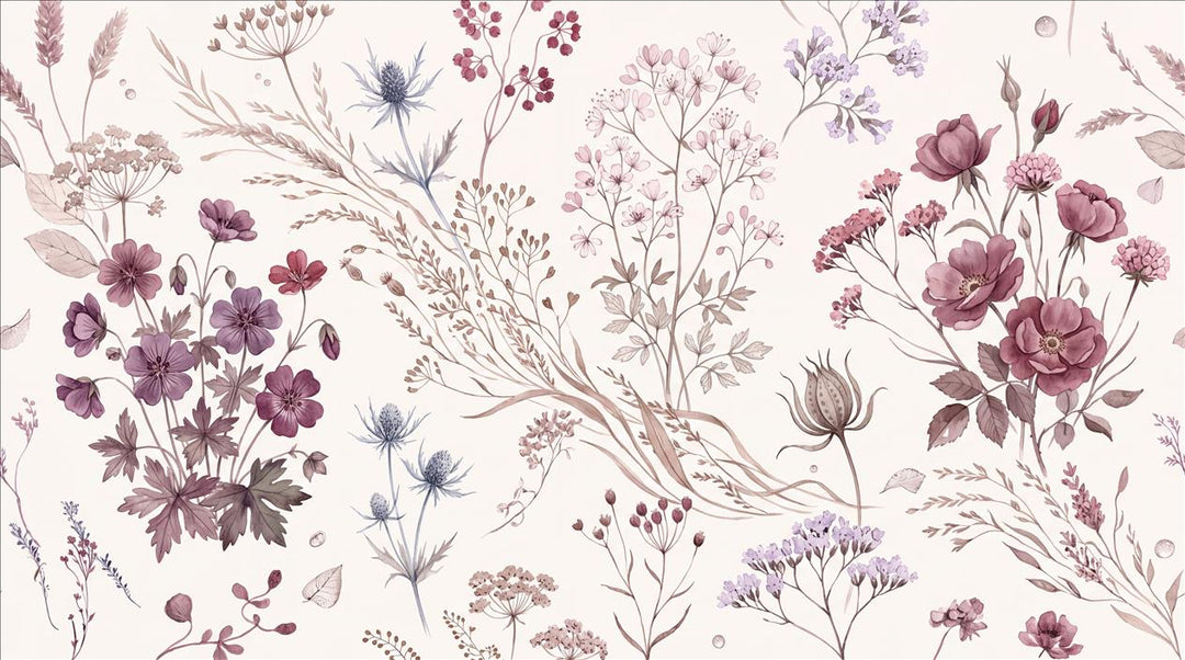 custom botanical neutral interior stick on removable non woven vinyl wallpaper main