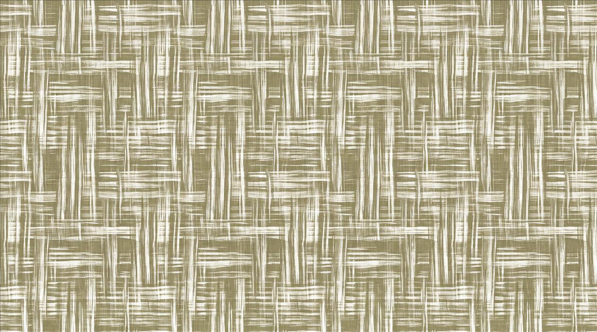 Sage Green Basket Weave Woven Wallpaper Mural
