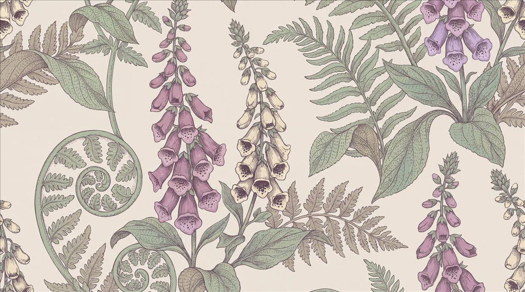 custom botanical neutral interior stick on removable non woven vinyl wallpaper main