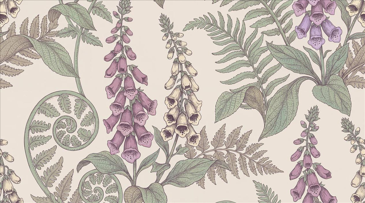 custom botanical neutral interior stick on removable non woven vinyl wallpaper main