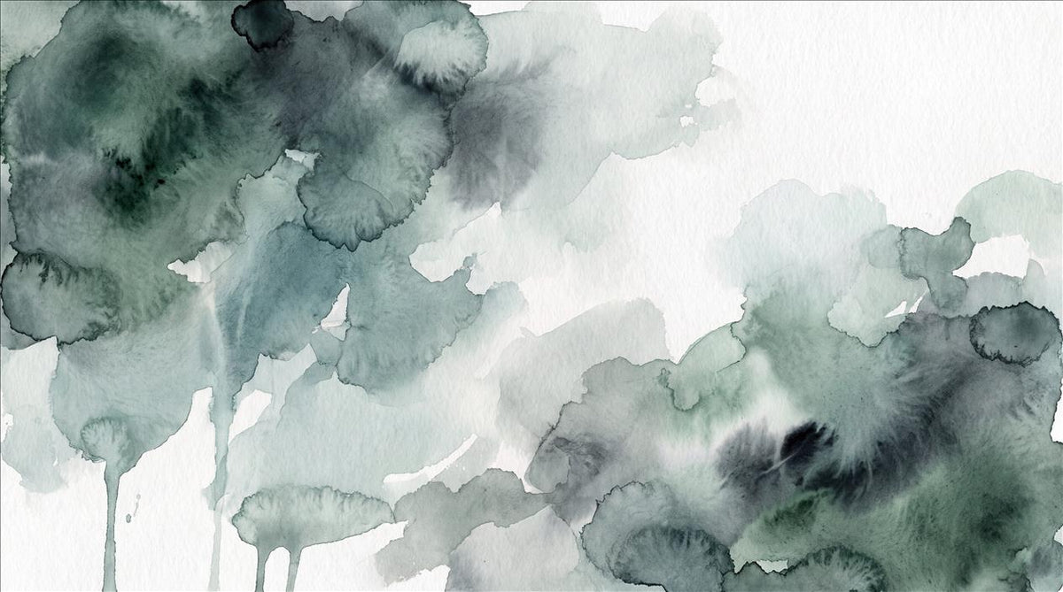 Green Soft Trees Forest Wallpaper Mural
