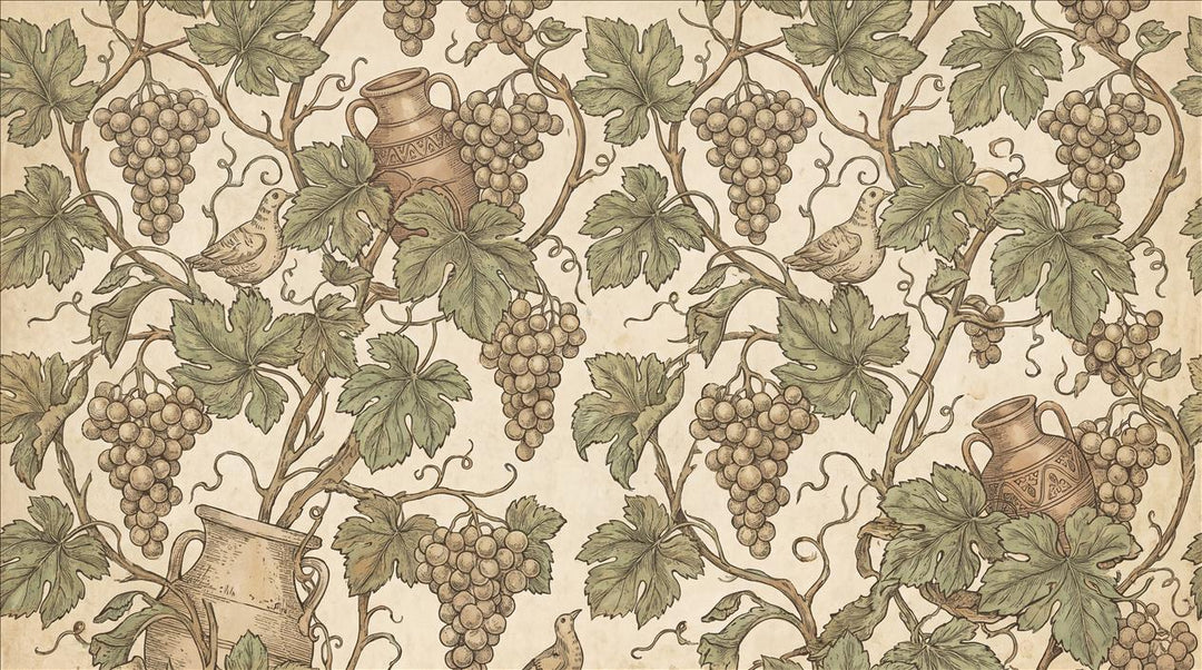 custom botanical neutral interior stick on removable non woven vinyl wallpaper main