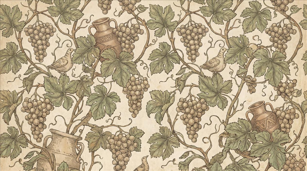 custom botanical neutral interior stick on removable non woven vinyl wallpaper main