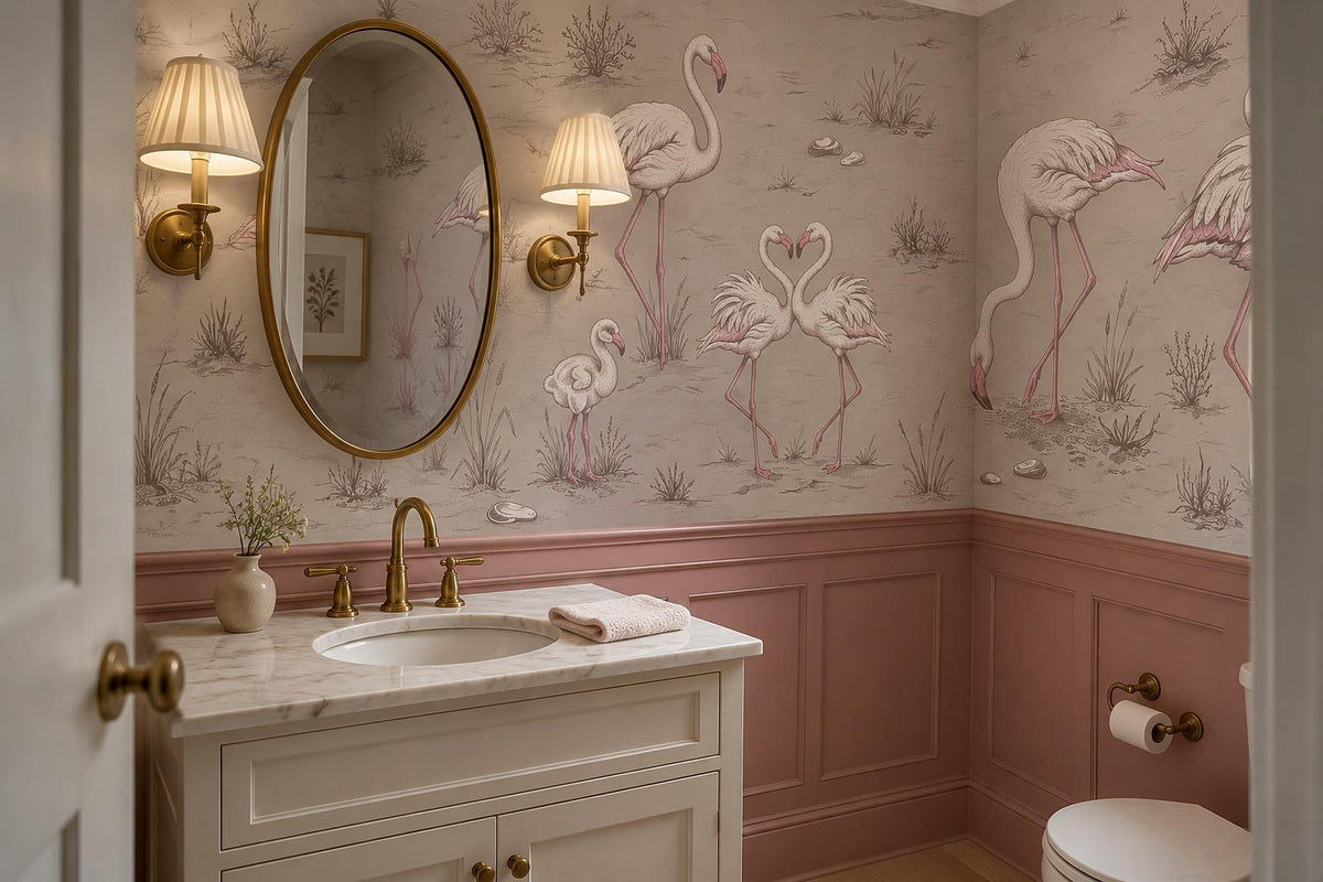 custom botanical neutral kids room peel and stick removable non woven vinyl wall scene