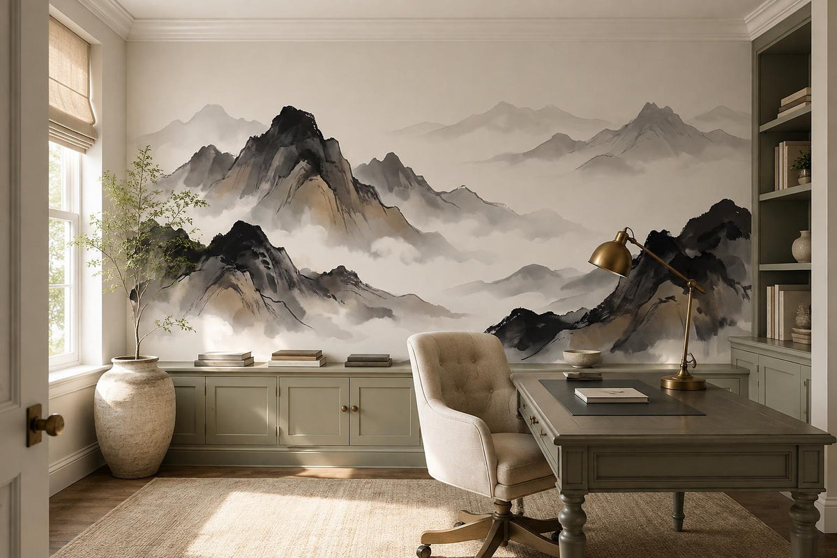 custom botanical neutral kids room peel and stick removable non woven vinyl wall scene