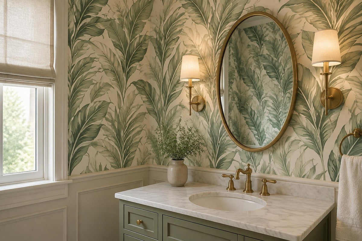 custom botanical neutral kids room self adhesive removable non woven vinyl wallp scene