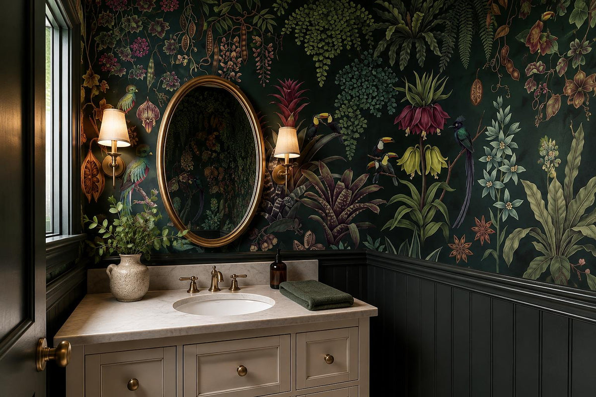 custom botanical neutral kids room self adhesive removable non woven vinyl wallp scene