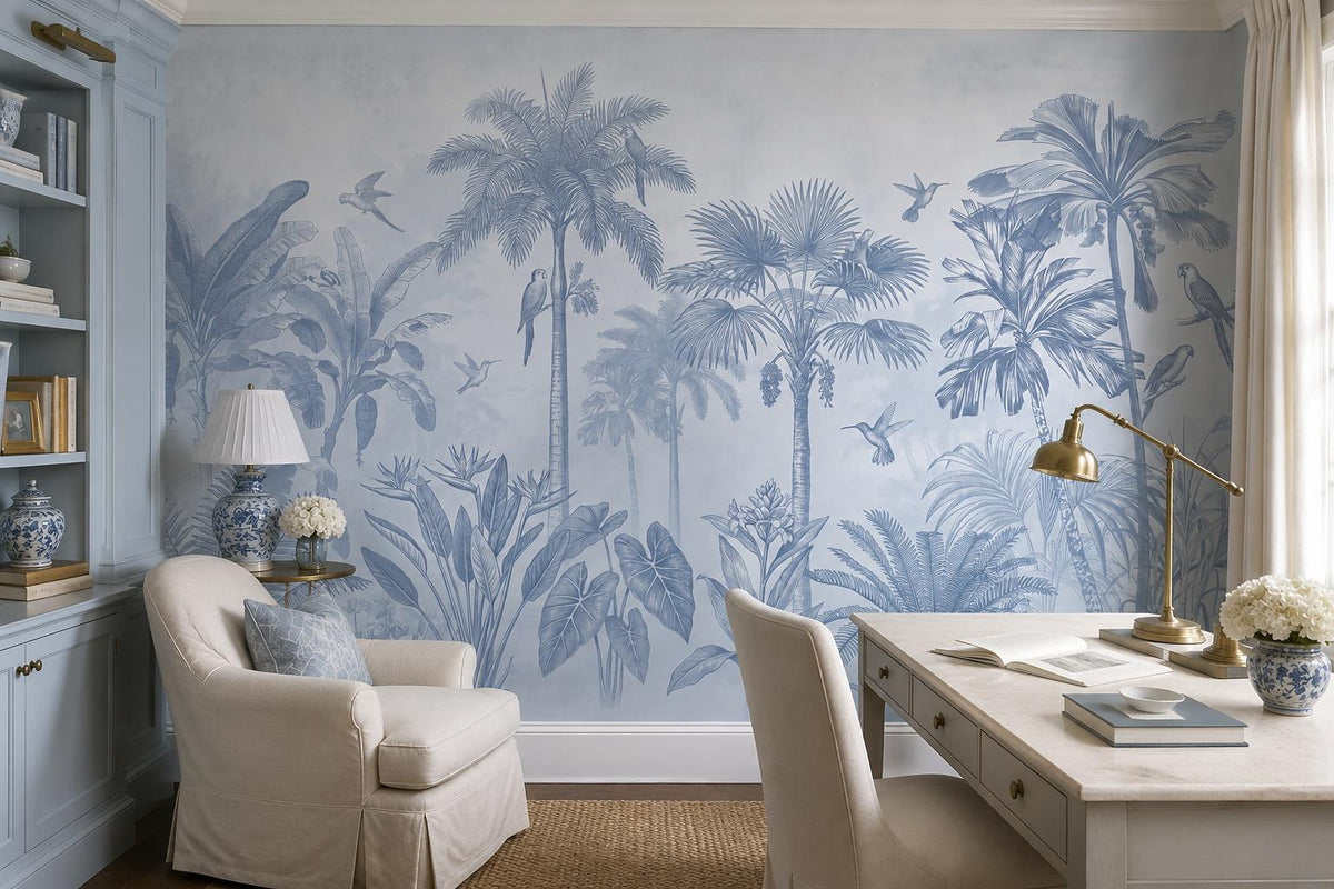 custom botanical neutral kids room self adhesive removable non woven vinyl wallp scene
