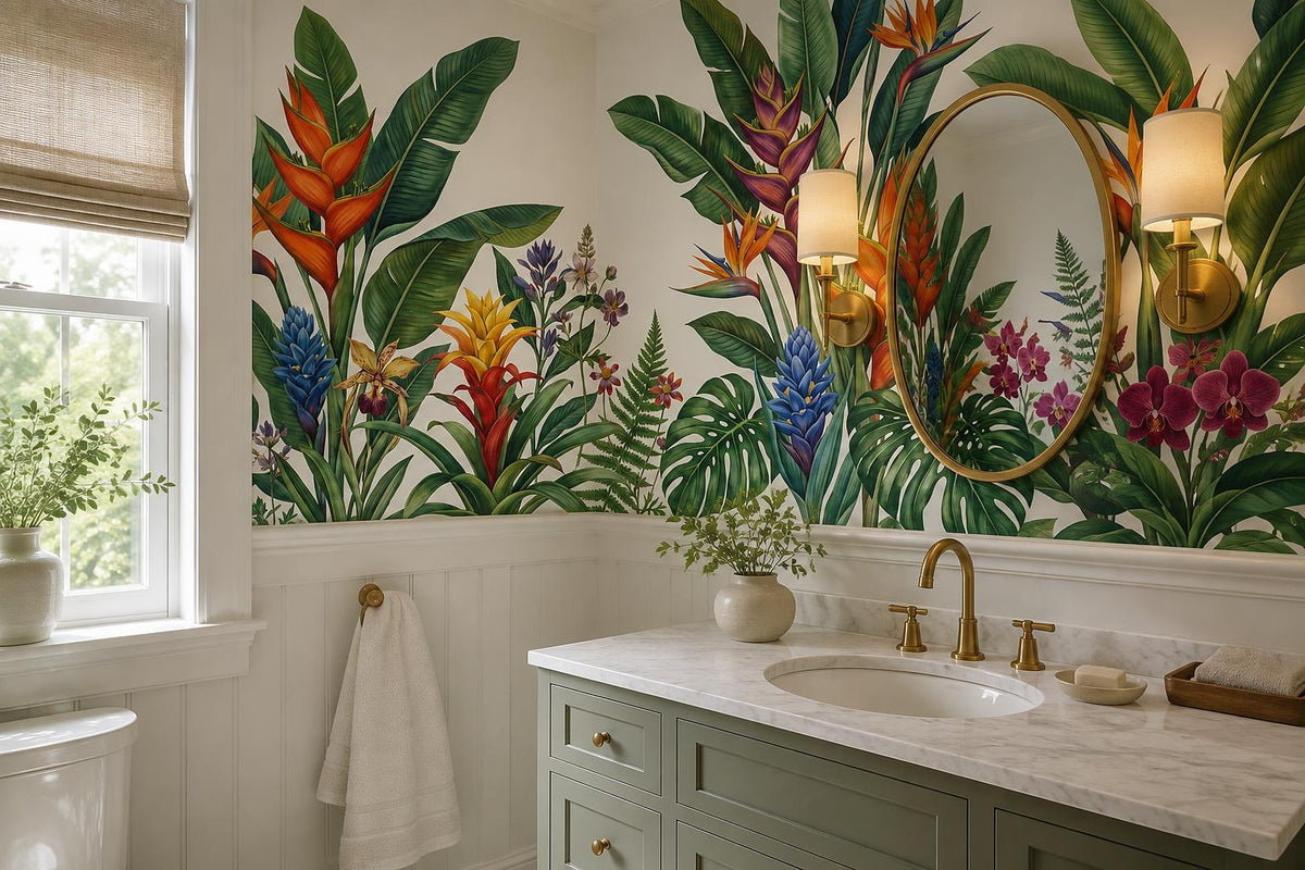 custom botanical neutral kids room self adhesive removable non woven vinyl wallp scene