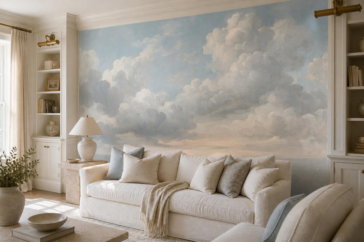 custom botanical neutral living room peel and stick removable non woven vinyl wa scene