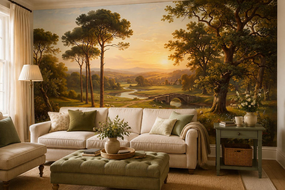 custom botanical neutral living room peel and stick removable non woven vinyl wa scene
