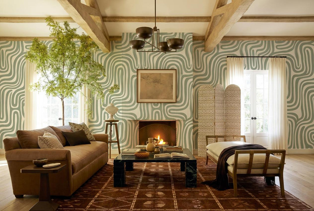 custom botanical neutral living room peel and stick removable non woven vinyl wa scene