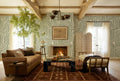 Sage Green Green Lines Geometric Wallpaper Mural