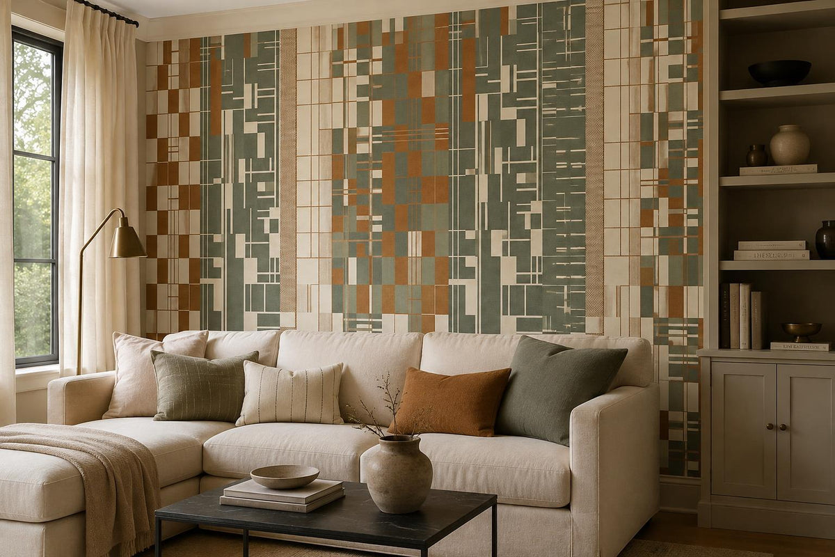 custom botanical neutral living room stick on removable non woven vinyl wallpape scene